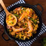 (6 db) Tál - PADELLA - Melamin - 3 literes - Ø 280mm - Fekete