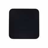 (6 pieces) SELTMANN WEIDEN | Porcelain Coupe Dinner Plates – Black - 260x260 mm - Flat - Square