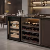 Zigarrenschrank Humidor mit Fingerabdrucksensor & Kontroll-App - 113 Liter - für 850 Zigarren - 4 Schubladen