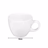 (6 pezzi) SELTMANN WEIDEN | Tazza da caffè espresso - 0,09 litri - Bianco/Semplice