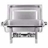 (2 stuks) Chafing Dish - GN 1/1 - met deksel & Roestvrijstalen voeten
