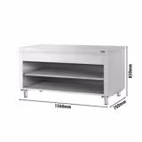 Arbeitsschrank KOPENHAGEN - 1560mm - Edelstahl