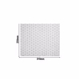 (6 pcs) Tapis antidérapant - VALO - Silicone - Transparent - 310x250x1mm - pour boîte en bois VALO GN 1/2 | Lot de 6 tapis antidérapants