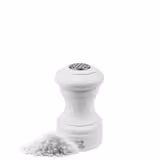 (6 sztuk) PEUGEOT | BISTRO – solniczka – drewno – matowa biel – wysokość: 90 mm