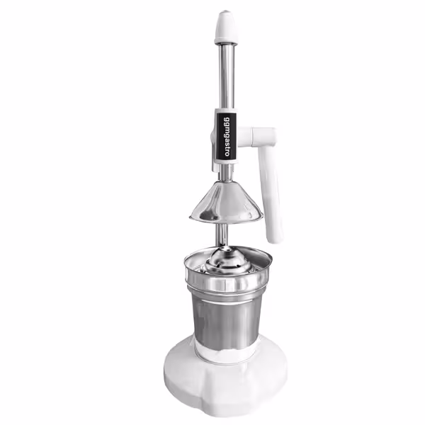 Commercial manual citrus press - compact - white