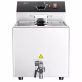 Elektro Fritteuse - 12 Liter - 3,25 kW - mit Ablasshahn