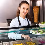 Pizza Hazırlık Buzdolabı PREMIUM - 1500x800mm - 1 Kapı & 7 çekmece - dahili soğutmalı üst vitrin LED - 7x GN 1/4