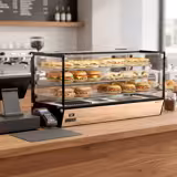 Βιτρίνα θερμαινόμενη επιτραπέζια - 1219 mm - 1,8 kW - με 3 ράφια - 200 l