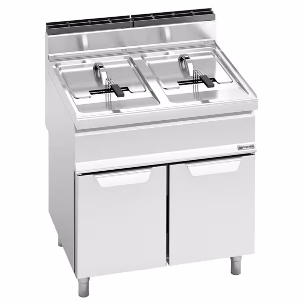 Gas Doppelfritteuse - 15+15 Liter - 25,4 kW