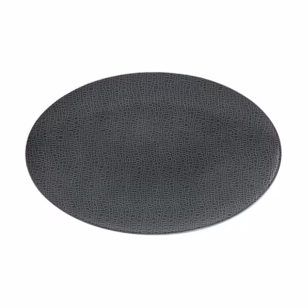 (2 sztuki) SELTMENN WEIDEN | Talerz głęboki – 400 x 255 mm – antracytowy