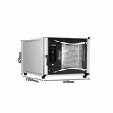 Bakkerij elektrische combisteamer - Digitaal - 5x EN 80x40 - incl. wassysteem