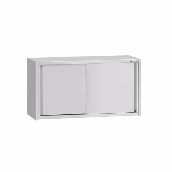 RVS wandkast ECO - 1200x400x650mm - met schuifdeuren