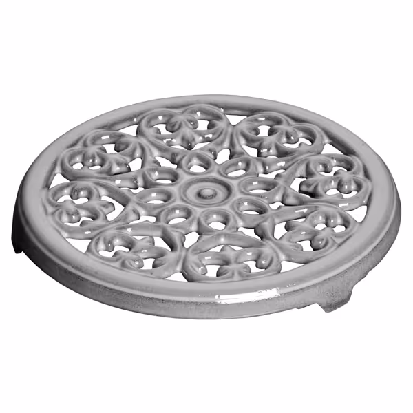 STAUB | SERVING - Onderzetter Lelie - 230mm - Gietijzer - Grafietgrijs
