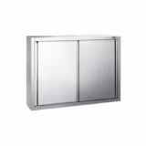 Armoire murale en acier inoxydable PREMIUM - 1000x400mm - avec portes coulissantes - 1000mm de haut