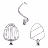 Planetarni mikser - 20 litara - 1,1 kW - Sa zaslonom, osvjetljenjem & 3 nastavka za miješanje - Svijetla slonovača