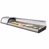 Sushikylmonter PREMIUM PLUS - 1972x410 mm - 8x GN 1/3 - med glasmonter