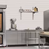 Mensola a parete in acciaio inox PREMIUM - 1000x400mm - con 3 ripiani