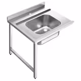 Pass Through Dishwasher Inlet Table - 800mm - Mounted left - with 1 bowl - for DSHI1080WD