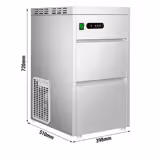 Fabbricatore di ghiaccio a scaglie - 50 kg/24 h