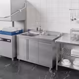 Meuble évier ECO - 1200 x 700 mm - avec poubelle & 1 bac à gauche