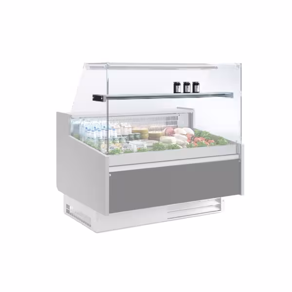 Tussenplank 930 mm - metalen frame met glazen plaat