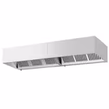Commercial Wall-Mounted Extraction Canopy – 3000mm – with Baffle Filters & Lighting 