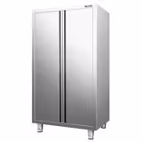 Armario para vajilla de acero inoxidable PREMIUM - 1000x600mm - 2 puertas batientes - Altura: 1800mm