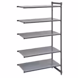 CAMBRO | Camshelving® - Basics Plus - Aanbouwrek - 718mm - met 5 gesloten planken
