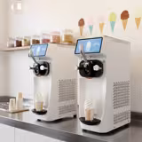 Commercial Soft Serve Ice Cream Machine - 16L/h - 1.15kW - Touchscreen - Tabletop unit - Pre-Cooling