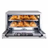 Electric Compact Convection Oven - with Steam Injection - Manual Controls - 3x GN 1/1 or 3x 600x400mm (EN 60x40)