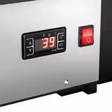 Tisch-Kühlvitrine - 160 Liter - 880mm - eckig - mit 2 Ablagen