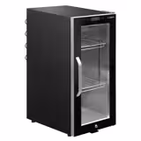 Dry Aging Refrigerador de maduración en seco - 395x631mm - con 1 puerta de cristal - Negro