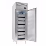 Refrigerador para panadería PREMIUM - EN 600x400 - 560L - con 1 puerta y 7 recipientes de pescado - ventilado; R290; desescarche automático; monobloque; AISI 304; cerradura con llave