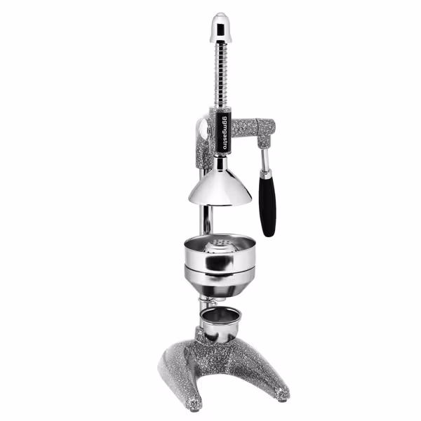 Commercial manual citrus press - cast iron - textured grey