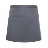 (6 pieces) KARLOWSKY | Basic Waist Apron with Pocket – Anthracite - 600x350 mm