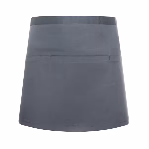 (6 pieces) KARLOWSKY | Basic Waist Apron with Pocket – Anthracite - 600x350 mm