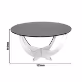 Support buffet Octopus - Acier inoxydable - Chrome - rond - Ø 302mm