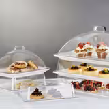 (6 pcs) Display Cover - GN 1/1 - Polycarbonate - 530x325mm - Height: 95mm