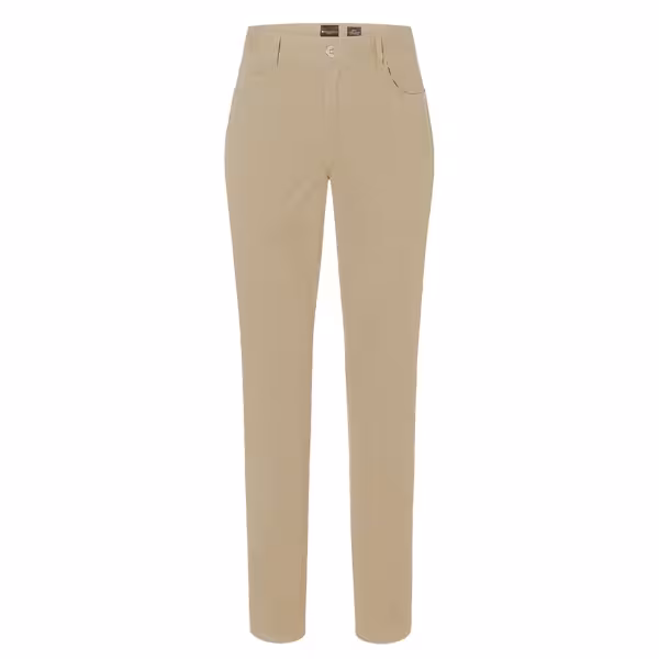 KARLOWSKY | Damen 5-Pocket-Hose - Kieselgrau - Größe: 34