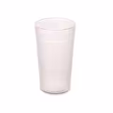 (100 قطع) أكواب عصير - 300 ml - شفاف حليبي