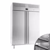Armadio per pasticceria/panetteria EN 600x400 in acciaio inox PREMIUM - 1240L - fino a +8°C - con 2 porte - professionale; ventilato; LED; HACCP; R290; monoblocco