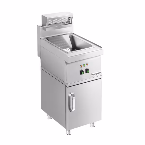 Electric Chip Scuttle - 1.17kW - 1x GN 1/2 - with base cupboard - 1 Door