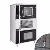 Bäckerei-Elektro-Kombidämpfer - Digital - 6x EN 600x400 - inkl. Gärschrank, Gestell & Waschsystem