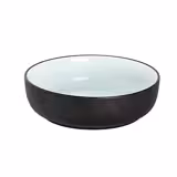 (6 kpl) tarjoilukulho - Cosmic - posliini - Ø 160 mm - pinoutuva, konepesunkestävä, mikroaaltouunin- ja uuninkestävä - musta/sisus kiiltävä