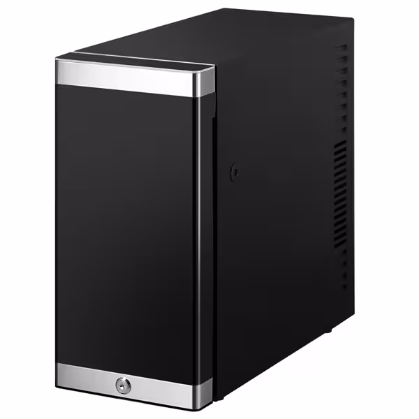 Melkkoelkast - 210mm - 9,8L - digitaal display - zwart