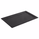 (6 adet) GN 1/1 Tepsi - PREMIUM - SLATE - Melamin - 530x325mm - Yükseklik: 15mm - Siyah