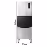 Commercial Ice Machine - Cube - 230kg/24h - with Storage Bin