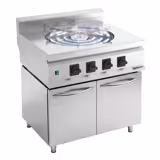 Gasherd Kadayif - 10 kW - 1 Brenner - inkl. Unterbau mit 2 Türen
