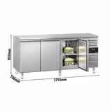 Mesa refrigerada ECO - 1795x700mm - con 3 puertas