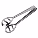 Serveertang - Halfopen & getand - Lengte: 214mm - Rvs